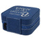 Grandparent Quotes and Sayings Travel Jewelry Boxes - Leather - Navy Blue - View from Rear