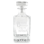 Grandparent Quotes and Sayings Whiskey Decanter - 26 oz Square