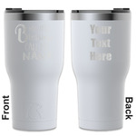 Grandparent Quotes and Sayings RTIC Tumbler - White - Engraved Front & Back (Personalized)