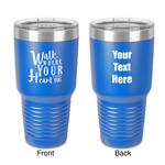 Heart Quotes and Sayings 30 oz Stainless Steel Tumbler - Royal Blue - Double-Sided