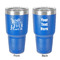 Heart Quotes and Sayings 30 oz Stainless Steel Ringneck Tumbler - Blue - Double Sided - Front & Back