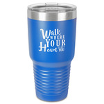 Heart Quotes and Sayings 30 oz Stainless Steel Tumbler - Royal Blue - Single-Sided