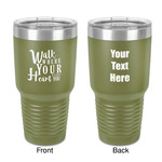 Heart Quotes and Sayings 30 oz Stainless Steel Tumbler - Olive - Double-Sided