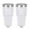 Heart Quotes and Sayings 30 oz Stainless Steel Ringneck Tumbler - White - Double Sided - Front & Back