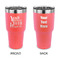 Heart Quotes and Sayings 30 oz Stainless Steel Ringneck Tumblers - Coral - Double Sided - APPROVAL