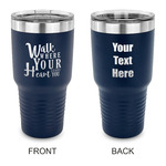 Heart Quotes and Sayings 30 oz Stainless Steel Tumbler - Navy - Double Sided