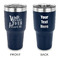 Heart Quotes and Sayings 30 oz Stainless Steel Ringneck Tumblers - Navy - Double Sided - APPROVAL