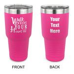 Heart Quotes and Sayings 30 oz Stainless Steel Tumbler - Pink - Double Sided