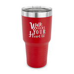 Heart Quotes and Sayings 30 oz Stainless Steel Tumbler - Red - Single Sided