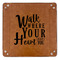 Heart Quotes and Sayings 9" x 9" Leatherette Snap Up Tray - APPROVAL (FLAT)