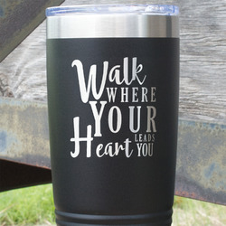 Heart Quotes and Sayings 20 oz Stainless Steel Tumbler
