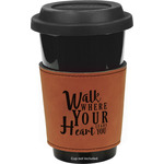 Heart Quotes and Sayings Leatherette Cup Sleeve - Single Sided