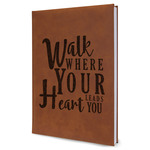 Heart Quotes and Sayings Leather Sketchbook - Large - Double Sided