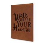 Heart Quotes and Sayings Leather Sketchbook - Small - Double Sided