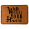 Heart Quotes and Sayings Leatherette Patches - Rectangle