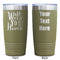 Heart Quotes and Sayings Olive Polar Camel Tumbler - 20oz - Double Sided - Approval
