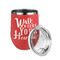 Heart Quotes and Sayings Stainless Wine Tumblers - Coral - Double Sided - Alt View