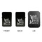 Heart Quotes and Sayings Windproof Lighters - Black, Double Sided, w Lid - APPROVAL