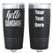 Hello Quotes and Sayings Black Polar Camel Tumbler - 20oz - Double Sided  - Approval