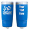 Hello Quotes and Sayings Blue Polar Camel Tumbler - 20oz - Double Sided - Approval