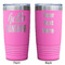 Hello Quotes and Sayings Pink Polar Camel Tumbler - 20oz - Double Sided - Approval