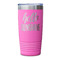 Hello Quotes and Sayings Pink Polar Camel Tumbler - 20oz - Single Sided - Approval