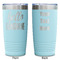 Hello Quotes and Sayings Teal Polar Camel Tumbler - 20oz -Double Sided - Approval