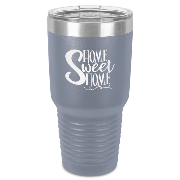 Custom Home Quotes and Sayings 30 oz Stainless Steel Tumbler - Grey - Single-Sided