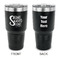 Home Quotes and Sayings 30 oz Stainless Steel Ringneck Tumblers - Black - Double Sided - APPROVAL