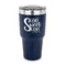 Home Quotes and Sayings 30 oz Stainless Steel Ringneck Tumblers - Navy - FRONT