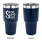 Home Quotes and Sayings 30 oz Stainless Steel Ringneck Tumblers - Navy - Single Sided - APPROVAL