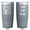 Home Quotes and Sayings Gray Polar Camel Tumbler - 20oz - Double Sided - Approval