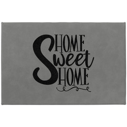 Home Quotes and Sayings Large Gift Box w/ Engraved Leather Lid