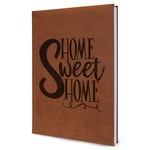 Home Quotes and Sayings Leather Sketchbook