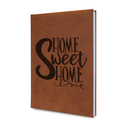 Home Quotes and Sayings Leather Sketchbook - Small - Double Sided