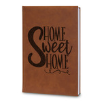 Home Quotes and Sayings Leatherette Journal - Large - Double Sided