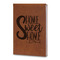 Home Quotes and Sayings Leatherette Journals - Large - Double Sided - Angled View