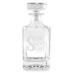 Home Quotes and Sayings Whiskey Decanter - 26 oz Square