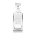 Home Quotes and Sayings Whiskey Decanter - 30 oz Square