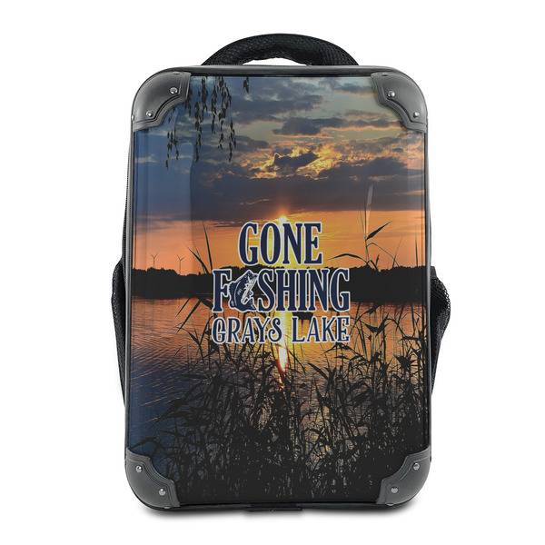 Custom Gone Fishing 15" Hard Shell Backpack (Personalized)