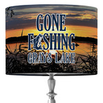 Gone Fishing 16" Drum Lamp Shade - Fabric (Personalized)