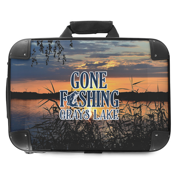 Custom Gone Fishing Hard Shell Briefcase - 18" (Personalized)