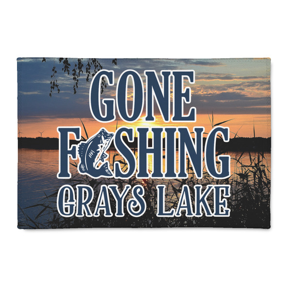 Custom Gone Fishing 2' x 3' Indoor Area Rug (Personalized)