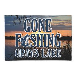 Gone Fishing Patio Rug (Personalized)