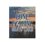 Gone Fishing Poster - Matte - 20x24 (Personalized)