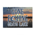 Gone Fishing 4' x 6' Indoor Area Rug (Personalized)