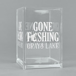 Gone Fishing Acrylic Pen Holder (Personalized)