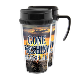 Gone Fishing Acrylic Travel Mug (Personalized)