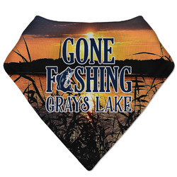 Gone Fishing Bandana Bib (Personalized)