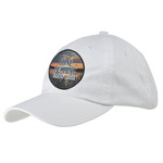 Gone Fishing Baseball Cap - White (Personalized)